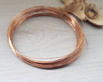 Red Beading Craft Copper Wire Jewellery Making Finding Choose Colour Size 10 Metres By Accessories Attic