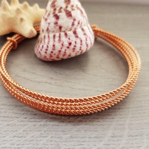 18g Twisted Copper Wire | Bare Dead Soft Wire | 5 Ft Lengths | 2mm Diameter