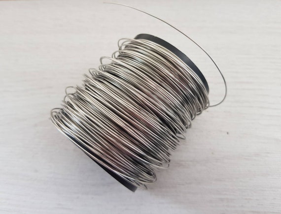 Stainless steel wire ~ 0.7mm Stainless steel jewellery wire ~ 21g stainless  steel wire ~ Jewellery supplies ~ Wire wrapping ~ Jewelry wire