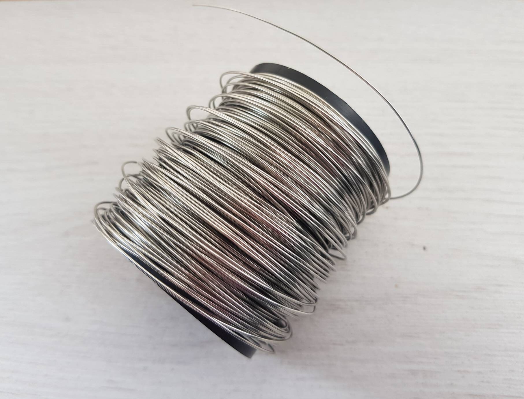 22g 0.6mm Stainless Steel Jewellery Making Wire 304 Grade Etsy