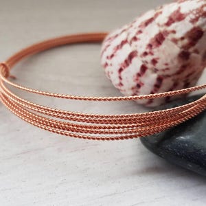 22g Twisted Copper Wire | Bare Dead Soft Wire | 5 Ft Lengths | 1.2mm Diameter