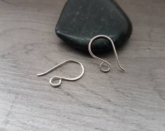 Nova | Mini French Hook Handmade Sterling Silver Ear Wires | 1/5/10 Pairs