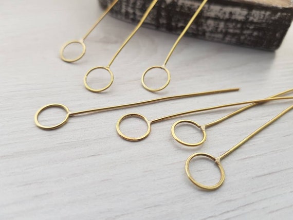 Brass on sale eye pins