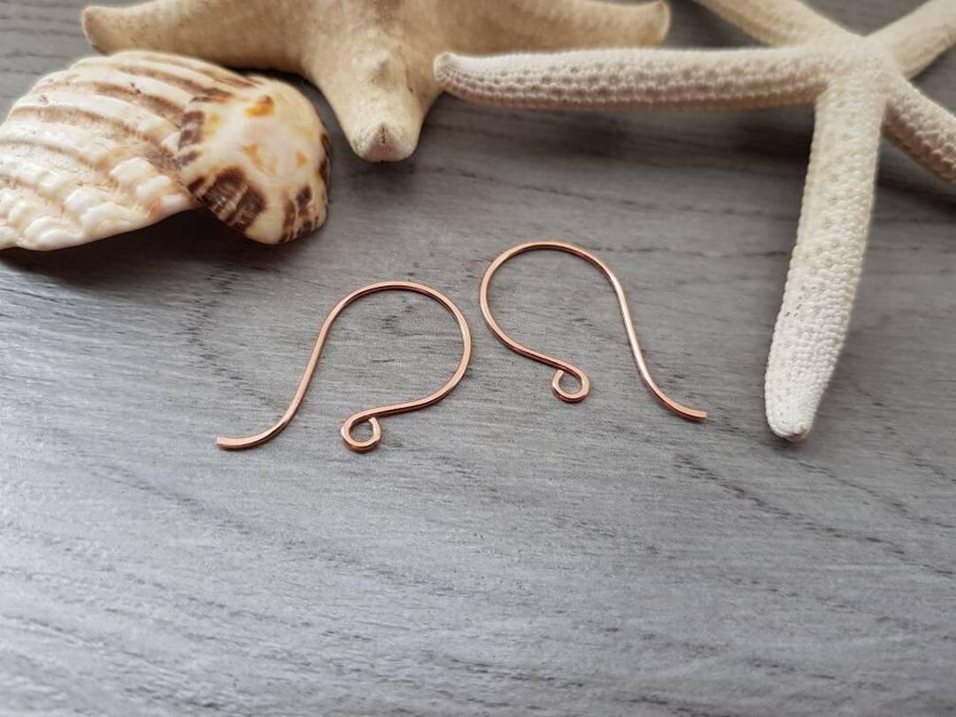 Buy Vega | Raw Copper Handmade Ear Wires | 5/10/20 Pairs Online in