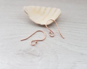 Ara | Genuine Copper Handmade Balled Ear Wires | 5/10/20 Pairs