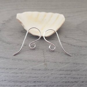 Polaris | French Hook Handmade Sterling Silver Ear Wires | 1/5/10 Pairs