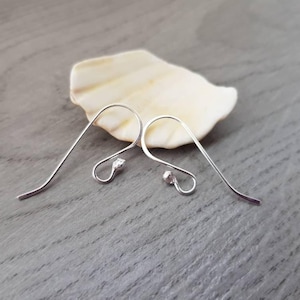 Comet | Balled Long French Hook | Sterling Silver | 1 or 5 Pairs