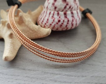 22g Twisted Bronze Wire | Bare Dead Soft Wire | 5 Ft Lengths | 1.2mm Diameter