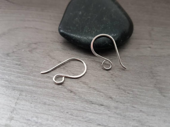 Nova | Mini French Hook Handmade Sterling Silver Or Silver Filled Ear Wires | 1 or 5 Pairs