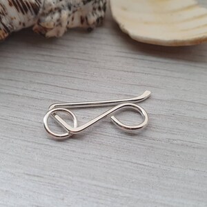 Gold Hook Clasp Findings, Shepherds Hook Clasp, Necklace Clasps