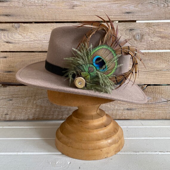 Feather Hat Pin Feather Brooch Fedora 