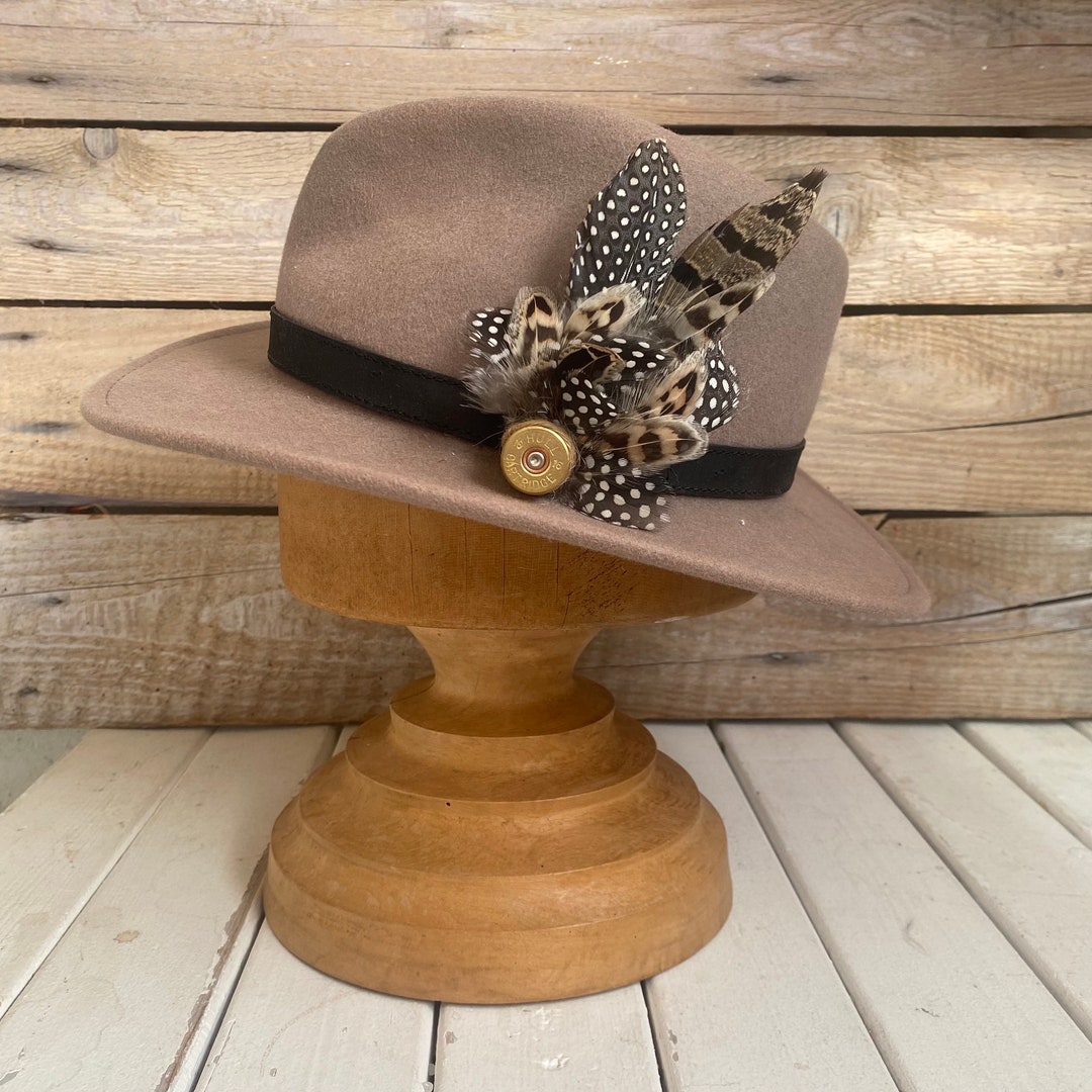 Lapel Pin Fedora Hat Pin Hatpin Shawl Pin Feather Etsy