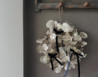 Dried Flower Wreath: Everlasting Floral Home Decor (25cm)