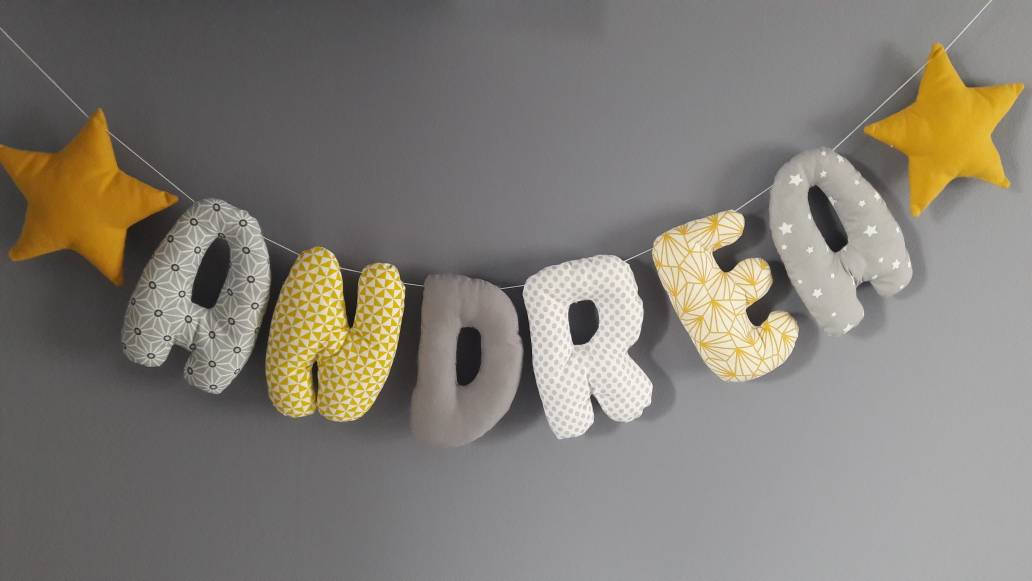 Guirlande Personnalisée Au Prénom de Votre Choix