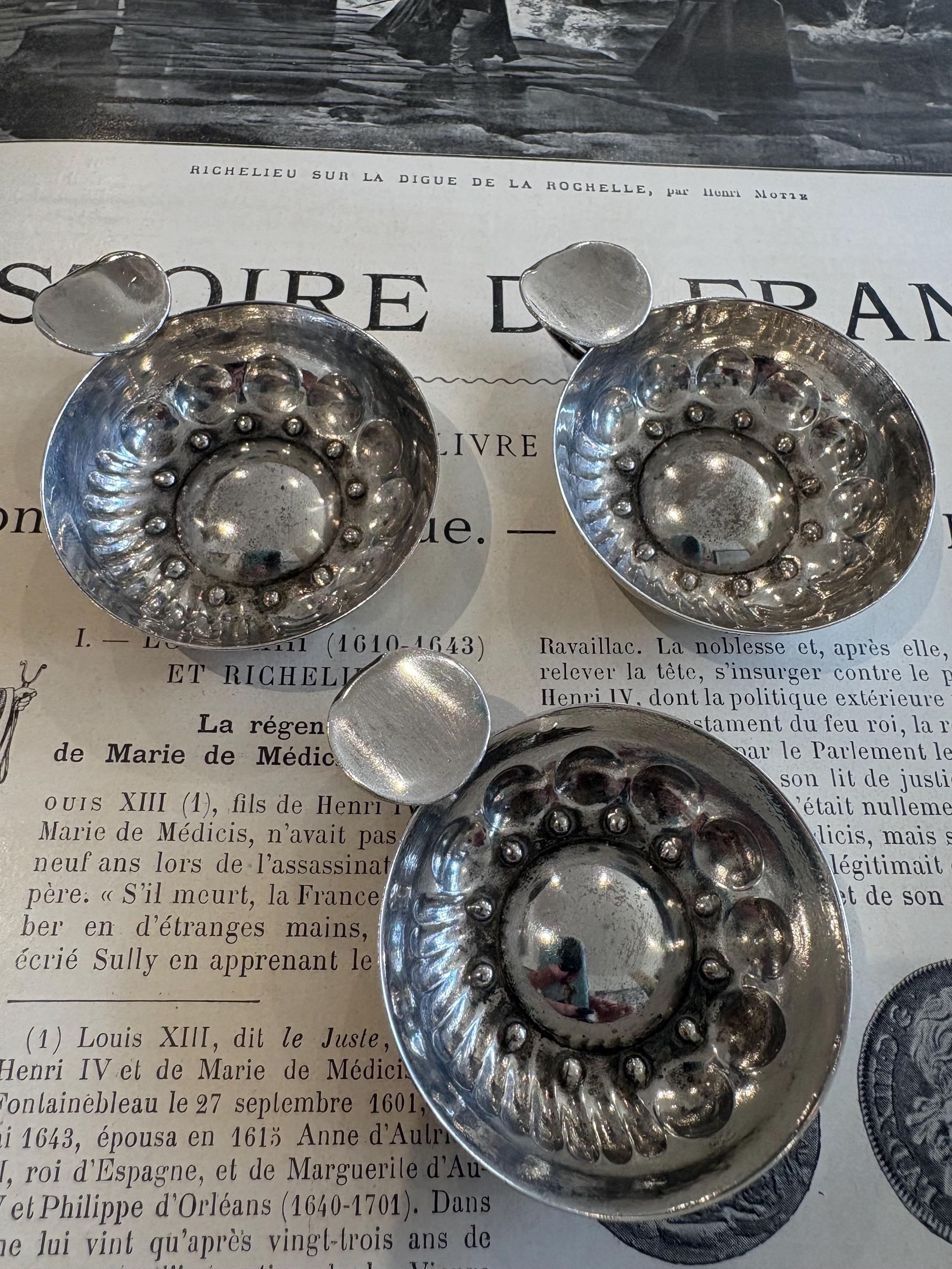 Antique Silver Tastevin Wine Tasting Cups - Etsy