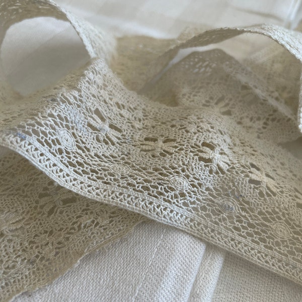 Antique Lace Fabric - Etsy UK