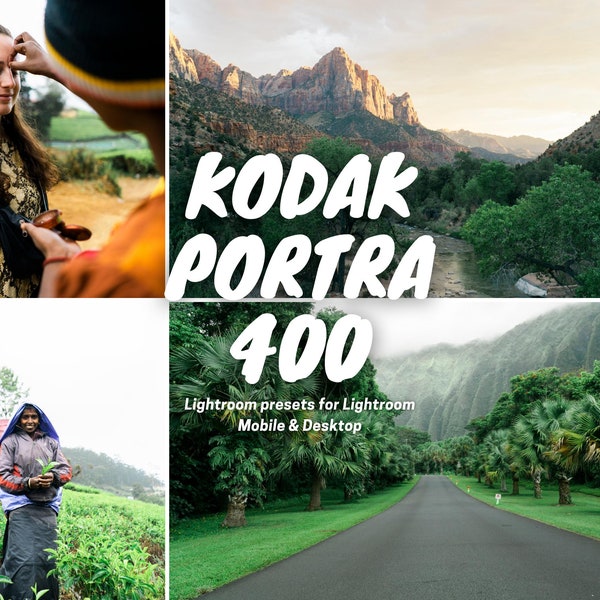 Kodak Portra 400 Lightroom Preset - Classic Film Tones and Rich Colors