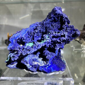 7&quot; Azurite with Malachite from Daye, Hubei, China / Raw Stone Geode Rock