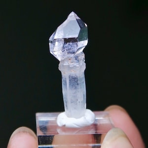 Zepter Amethyst aus New Mexico / Miniatur Rohedelstein