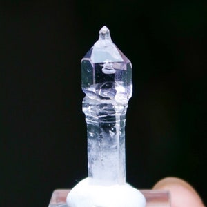 Zepter Amethyst aus New Mexico / Miniatur Rohedelstein