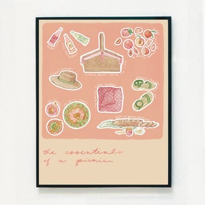 Picnic Poster Print