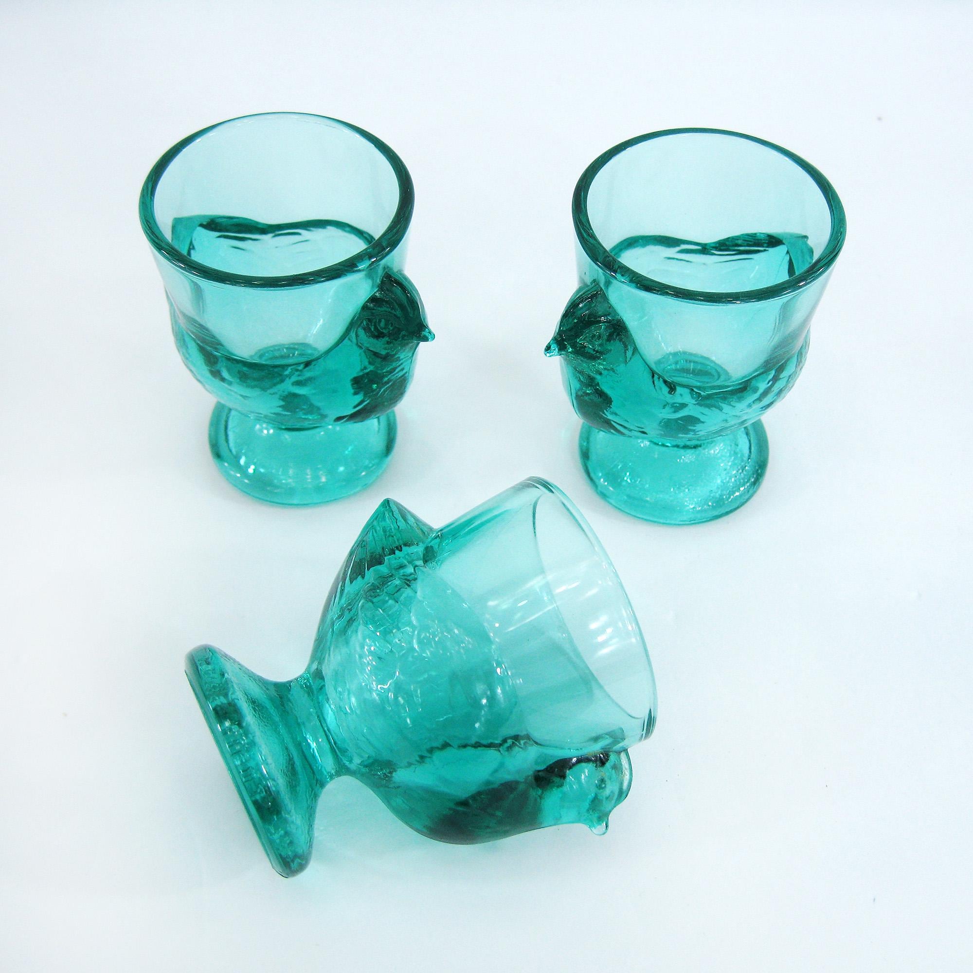 Angoily Set Tasse à Café Vintage avec Soucoupe Verre Teinté Tasse de