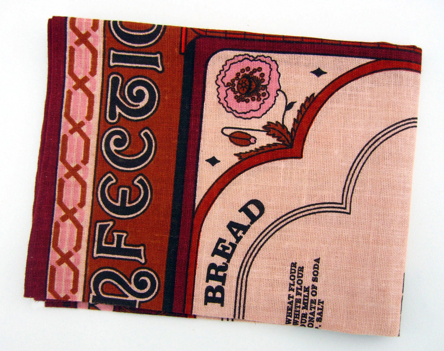 Torchon de Cuisine Irlandais en Lin - Recette Brown Bread Baker & Confectioner M.j. O'shaughnessy Vi