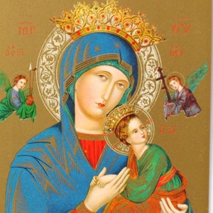 Vierge à l'enfant/ carte postale ancienne art religieux / choisir votre carte postale - B16
