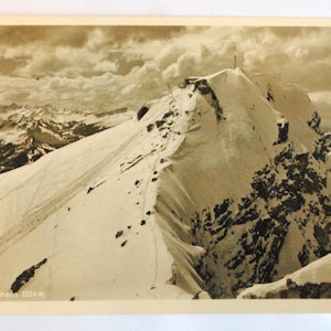 Nebelhorn - Allemagne - Bavière - Alpes d'Allgäu- Daumen - carte postale vintage - paysage de montagne - alpinisme ref90