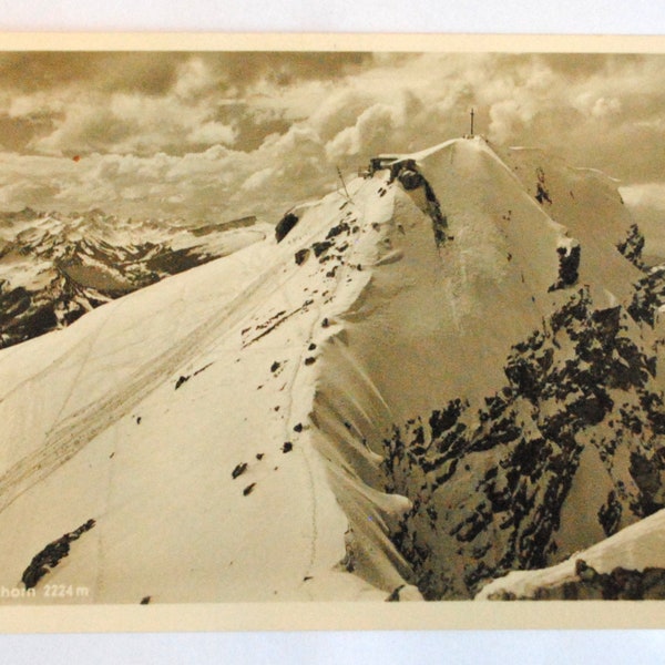 Nebelhorn - Germany - Bavaria - Allgäu Alps- Daumen - vintage postcard - mountain landscape - mountaineering ref90