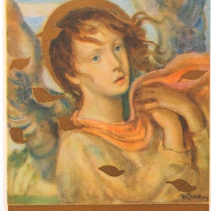 Canticle of the Creatures /Laudato sie, mi signore / Sint Franciscus van Assisi / religieus schilderij met gouden rand