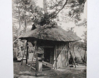 Rare Japan old postcard - real black and white photograph - rare old postcard circa 1900 B1