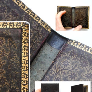 Couverture de livre miniature  vintage  / fabrication de livres / journal indésirable / support de journaling