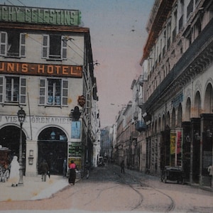 Ambiance Alger d'autrefois / Carte postale Alger / Lehnert et landrock  / carte postale ancienne / Algérie / art mural oriental b14