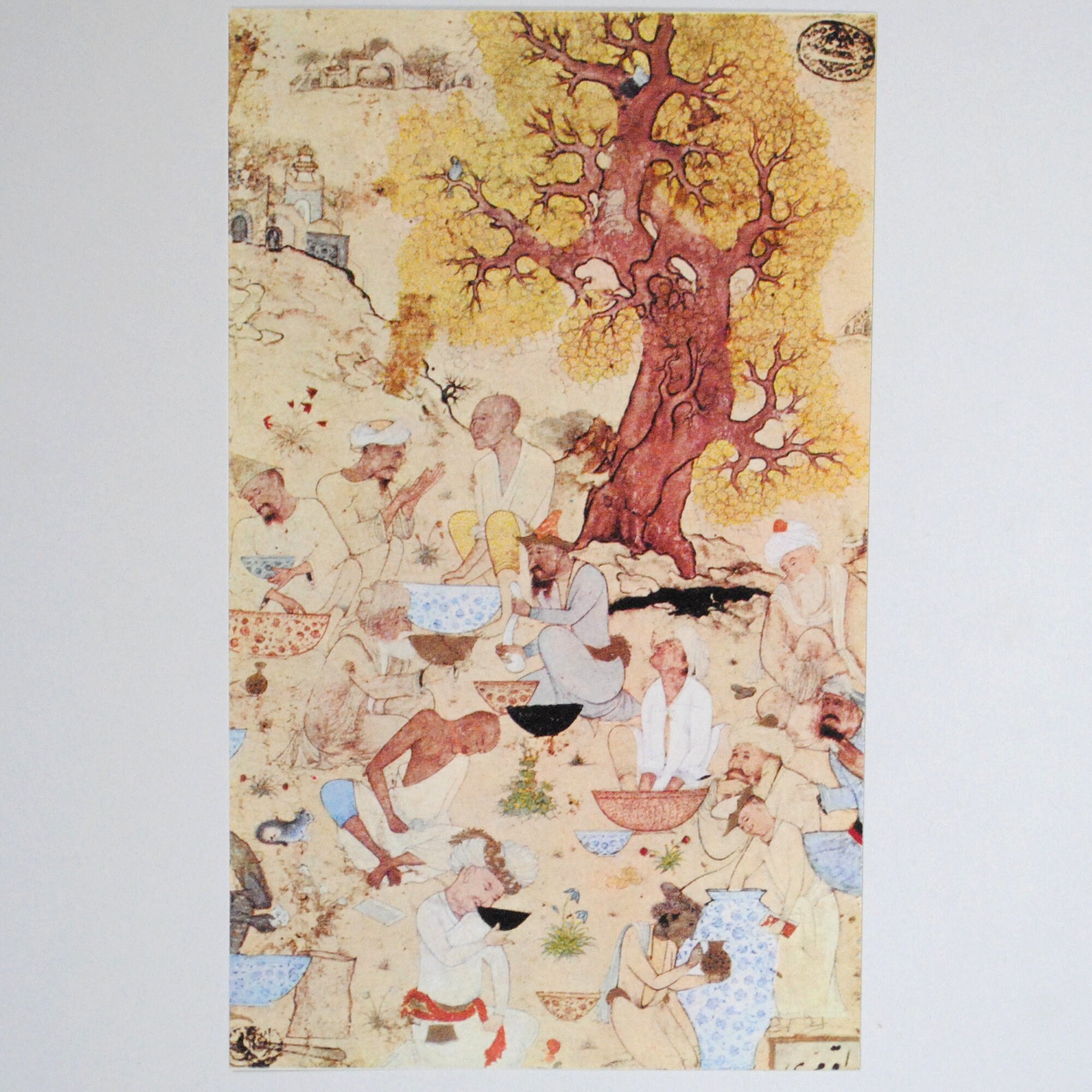 Derviches sur La Montagne - Reproduction Art Persan -Art Oriental -Mystique Soufi-Décoration Orienta