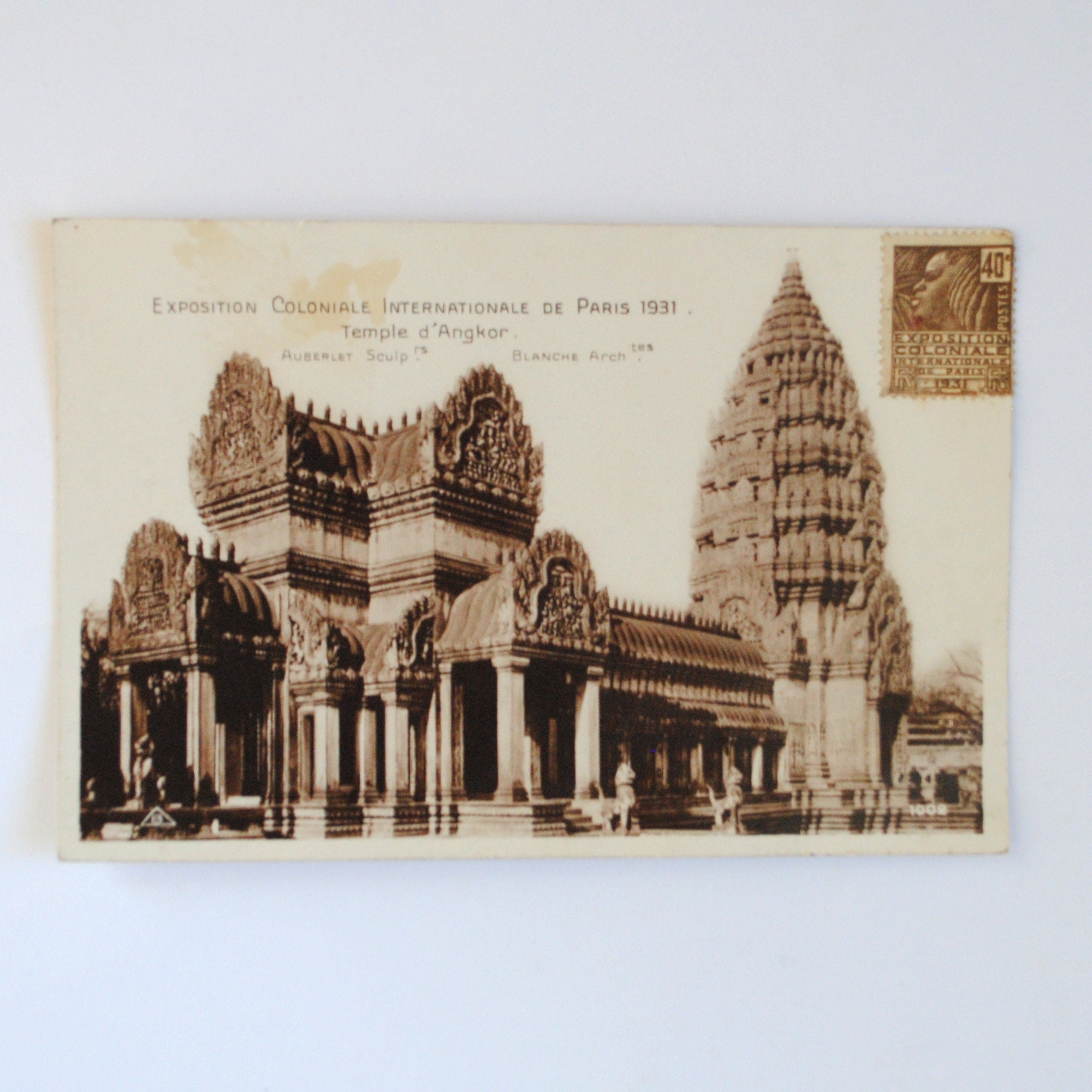 6 Cartes - Expositions Coloniales Paris et Marseille-1900-1922-1931-1937-Monuments -Refa6