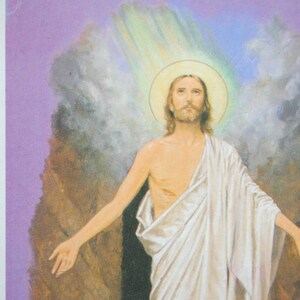 Christmas 2 vintage Christian nativity art postcards - Christmas and New Year greeting cards - old unwritten cards