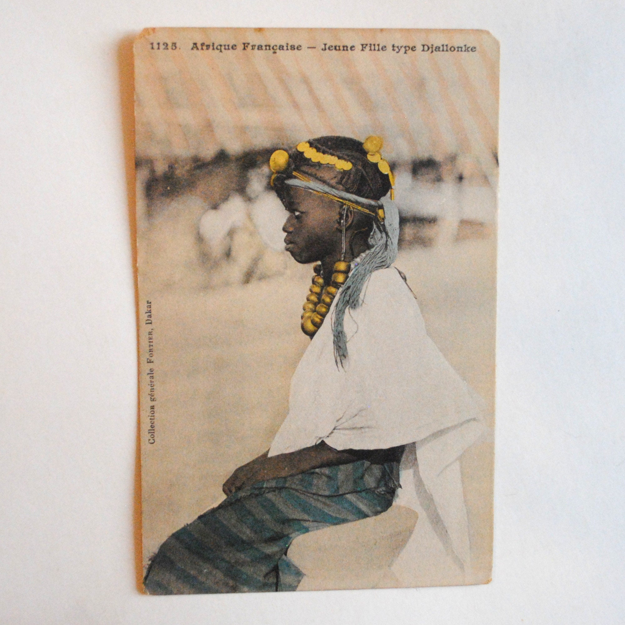 Rare Carte Postale Ancienne-Haute Guinée - Portrait Jeune Fille Djallonke -Portrait Ethnique - Ancie