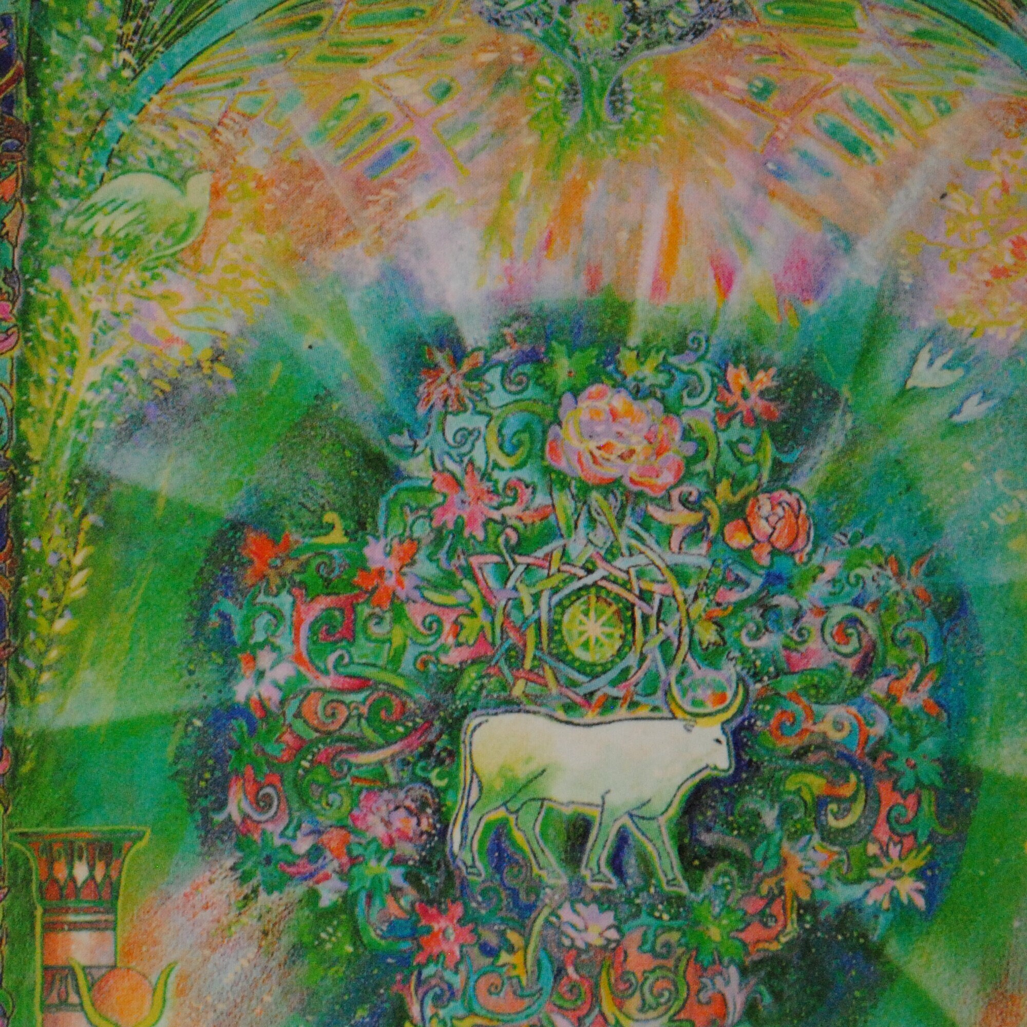 Taureau-Carte de Signe Astrologique-Carte Postale d'art-Zodiaque Céleste-Signe Astrologique-Connexio