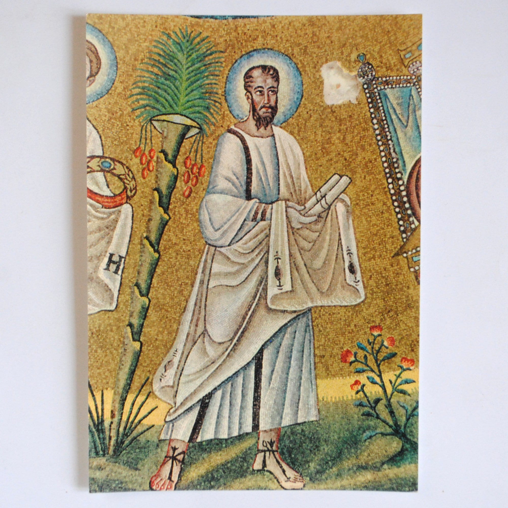 Saint Paul Apôtre-Ravenne - Mosaique Du Baptistère Des Ariens 6Ème Siècle-Carte Postale Vintage-Ref2