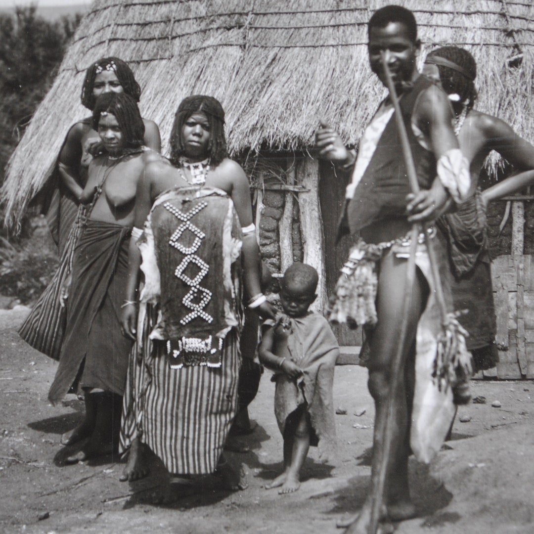 Retro Native Tribes African Native Tribe Rare Vintage Postcard From South Africa Ethnic ...