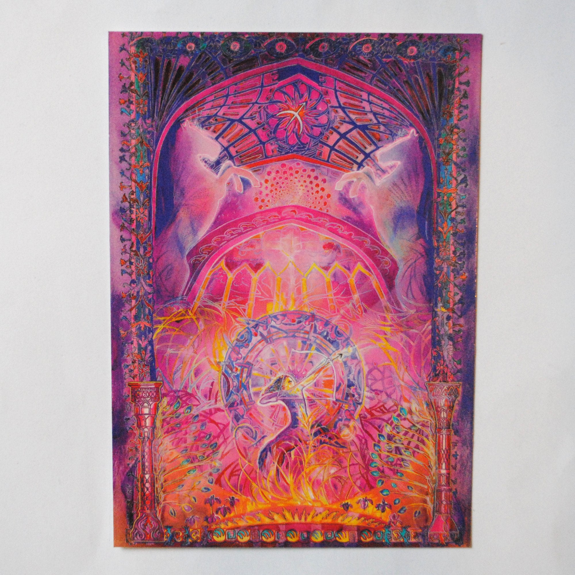 Sagittaire-Carte de Signe Astrologique-Carte Postale d'art-Zodiaque Céleste-Signe Astrologique-Conne