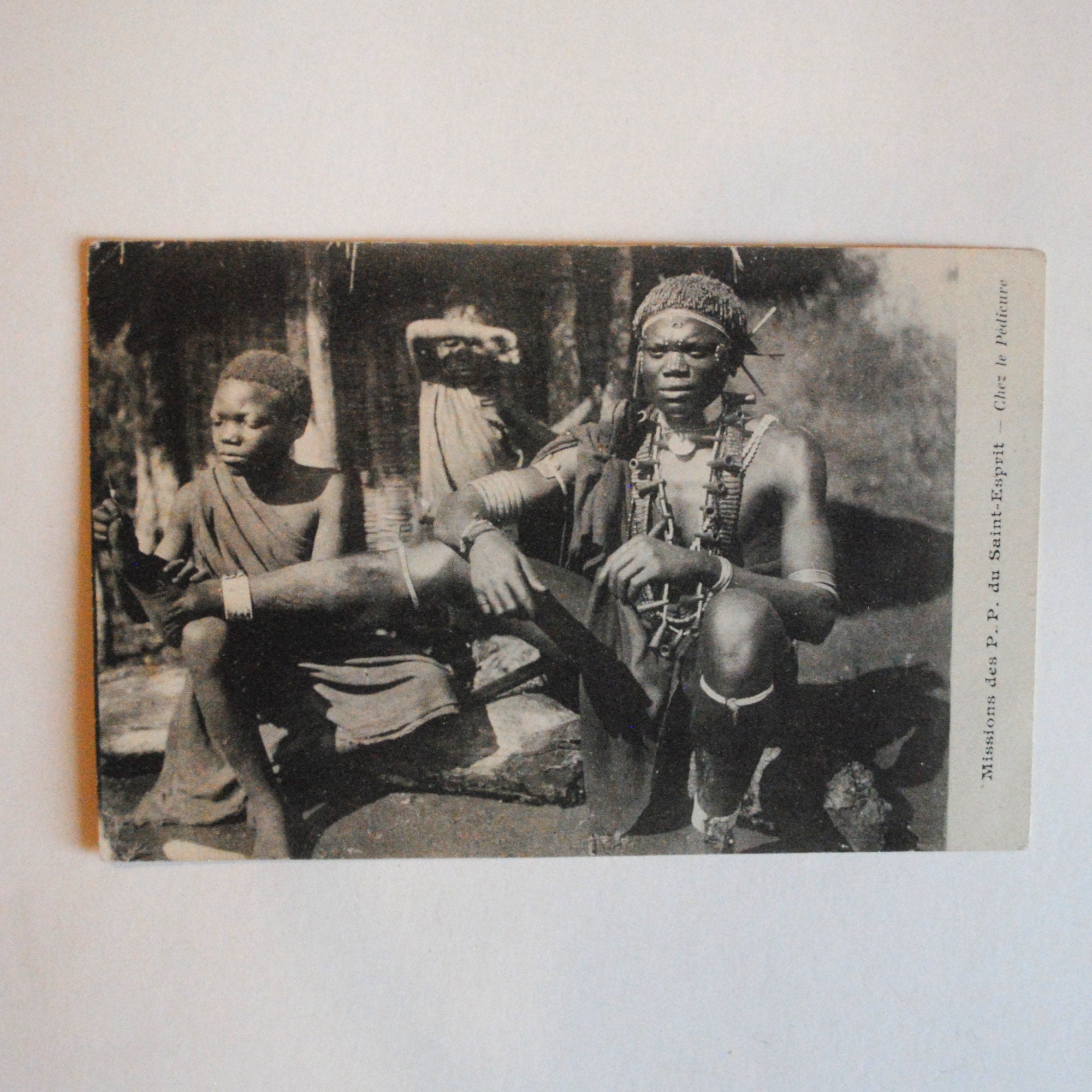 Rare-Mali? - Carte Postale Ancienne-Portrait Jeune Homme -Portrait Ethnique-Ref240