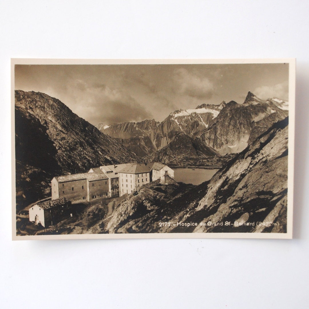 Switzerland-3 Vintage Postcards hospice Du Grand Saint Bernard-mountain ...