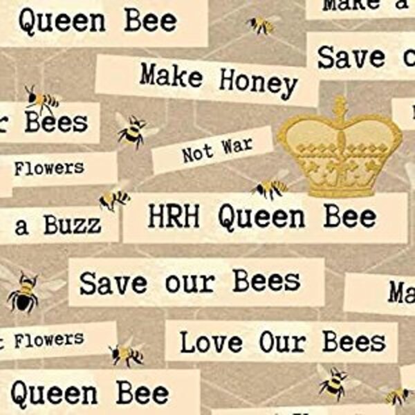 Save Our Bees by DTK Signature for Studio E Fabrics, 1/2 yard