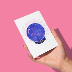 carte FORTUNE D'ANNIVERSAIRE | carte d'anniversaire drôle | vin | tequila | A6 | carte de voeux | fortune d'anniversaire | diseuse de bonne aventure