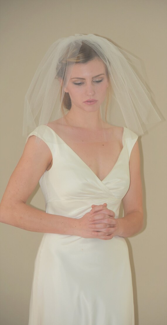 Short blusher veil Clearance
