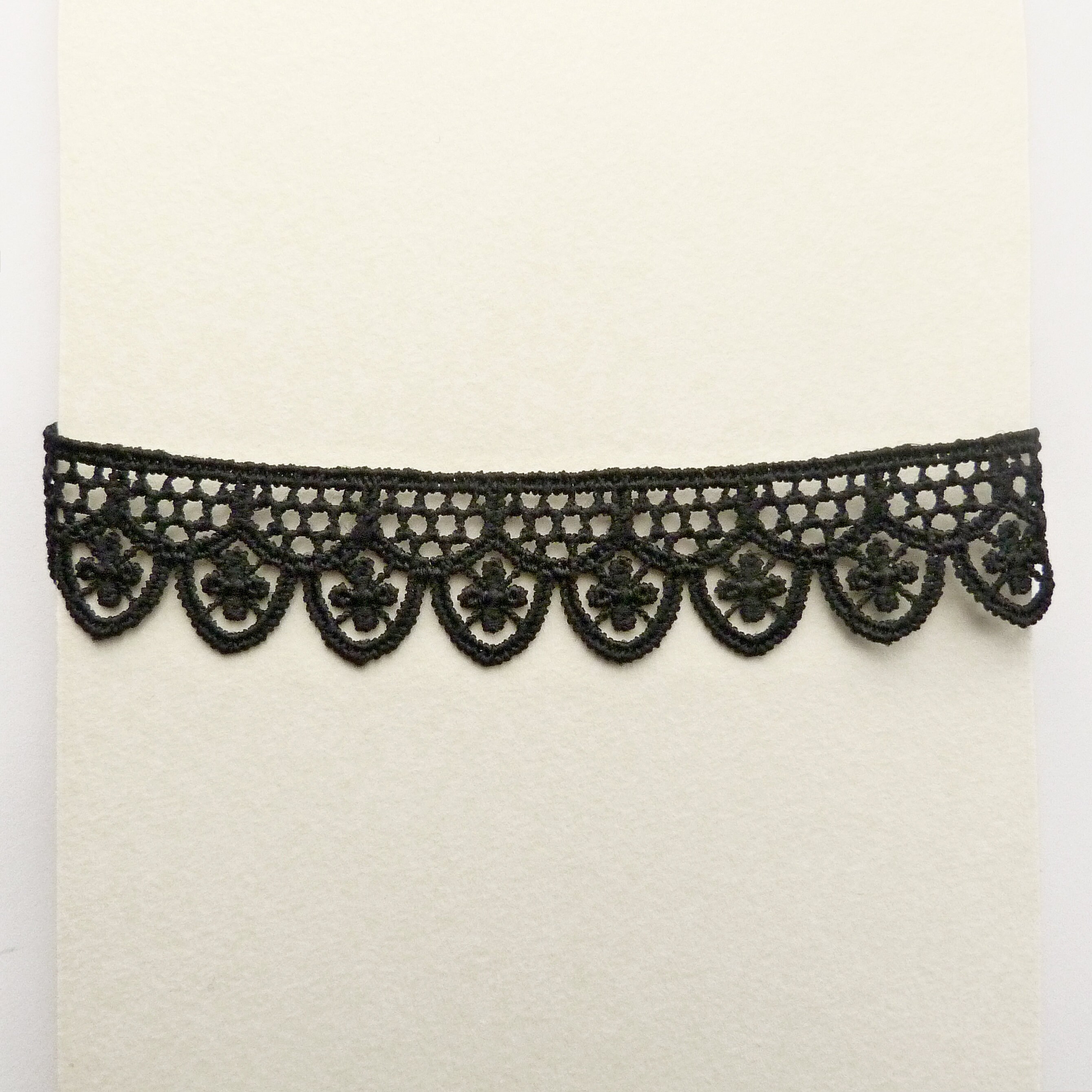 Collier Ras Du Cou Gothique Avec Fleur Noire - Dentelle Réglable - Style Vintage - Pour Tenue Soirée, Cosplay, Cadeau