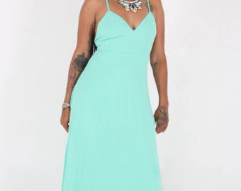 Mint Twist Maxi Dress