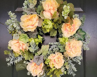 Spring Wreath, Summer Wreath, Everyday Wreath, Wreath front Door, Everyday Wreath, Wreath, Summertime Wreath, Summer Wreath